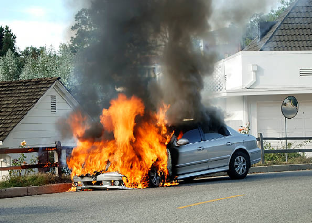 Car on Fire